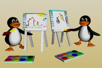 [tux
painting]