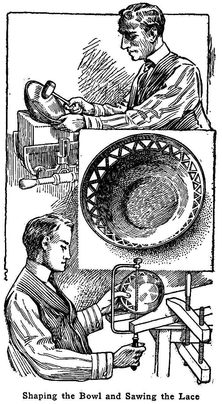 Shaping the Bowl and Sawing the Lace