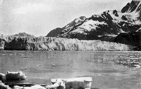 MUIR GLACIER IN ALASKA.