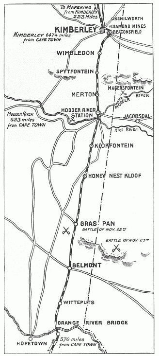 Lord Methuen's Line of Advance