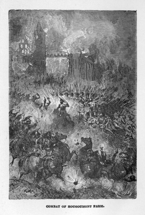 Combat of Hougoumont Farm.