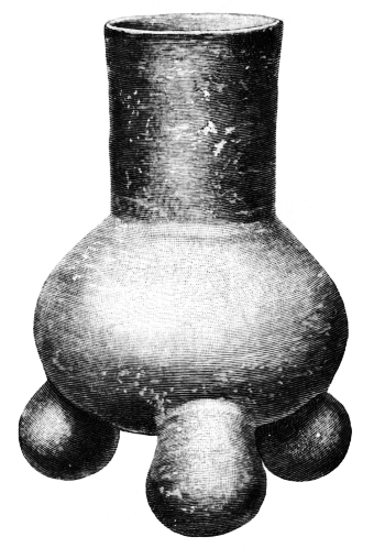 Fig. 441.--Tripod bottle: Arkansas.(?)--1/3.