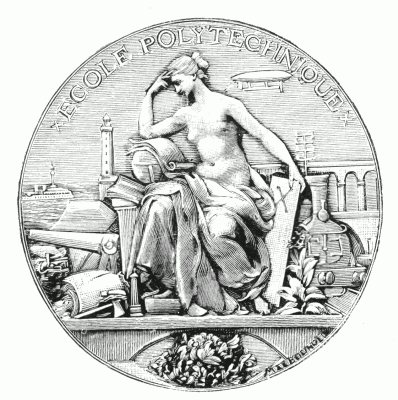 OBVERSE. CENTENARY MEDAL, COLE POLYTECHNIQUE.