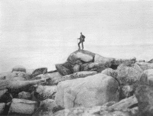 b. The Sacred Island in the southern part of Mille Lac. May, 1900