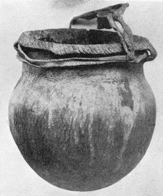 b. Mandan earthenware jar, collected by Drs. Gray
and Matthews. (U.S.N.M. 8407)