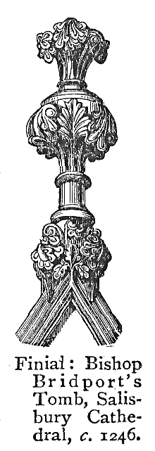 Finial.
