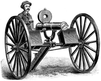 Gatling gun