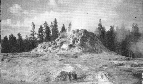 Castle Geyser at ease.