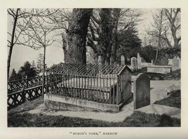 "BYRON'S TOMB," HARROW