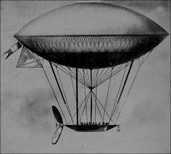 Dirigible of Dupuy de Lome