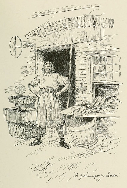 A fishmonger in London