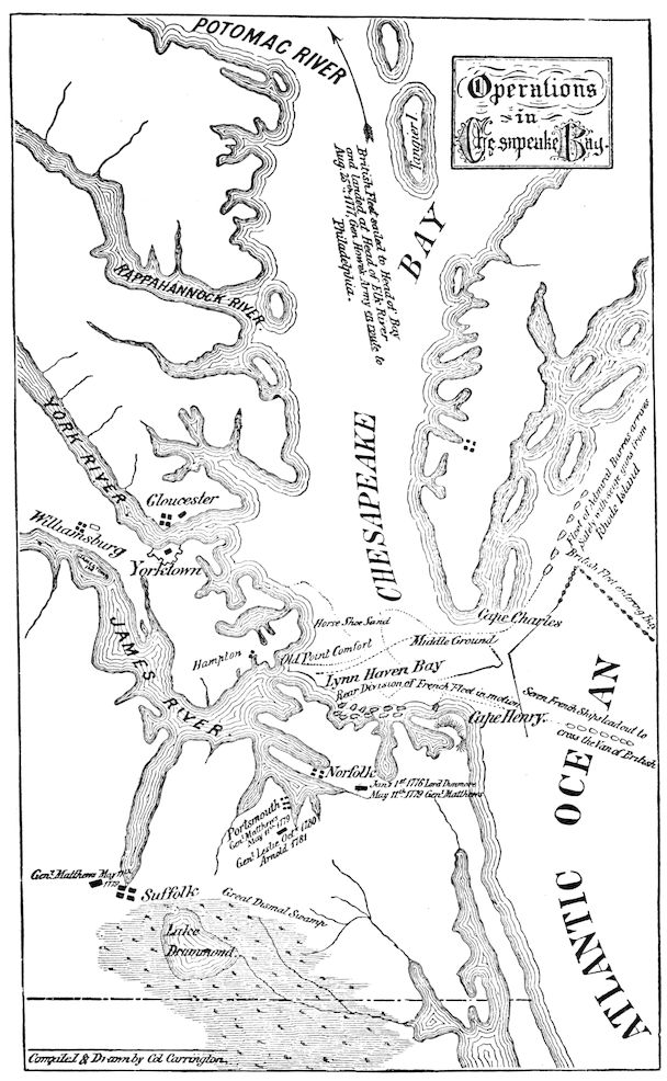 Operations in Chesapeake Bay.