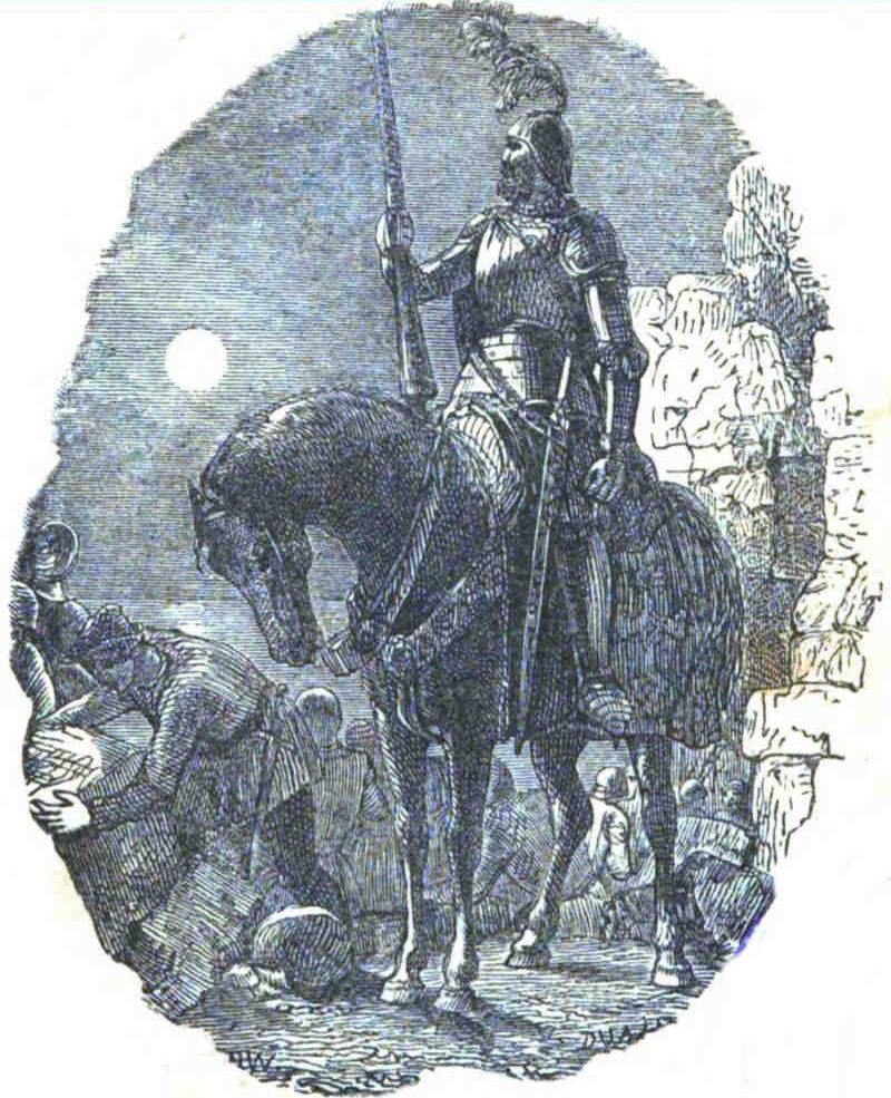 Knight on horseback